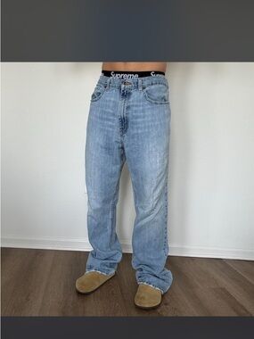 urban pipeline Light Blue Relaxed Fit Men’s Jeans